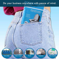 Butt Buddy Bidet Toilet Attachment Neat Sheet Toilet Seat Cover 10 Sheets Pack Take Anywhere Portable Image In My Bathroom IMB