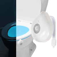 Butt Buddy Bidet Toilet Attachment Nighty Lighty Toilet Bowl Light Attached To Toilet And Up Close Half Light Half Dark Image In My Bathroom IMB