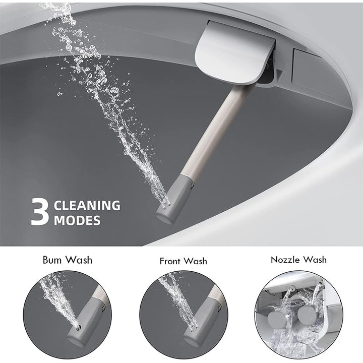 Butt Buddy Suite Smart Bidet Toilet Seat Attachment Fresh Water Sprayer Three Different Cleaning Modes Image In My Bathroom IMB