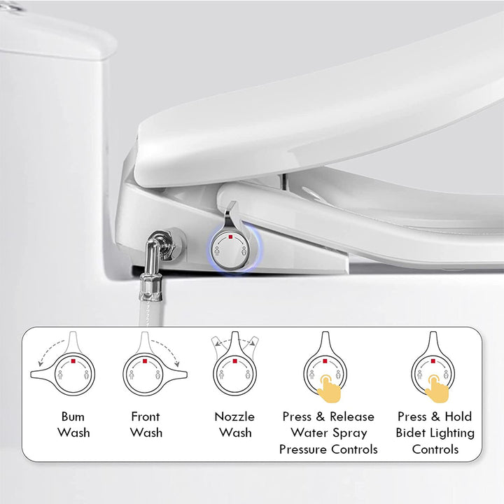 BUTT BUDDY Suite - Smart Bidet Toilet Seat Attachment (Cool & Warm