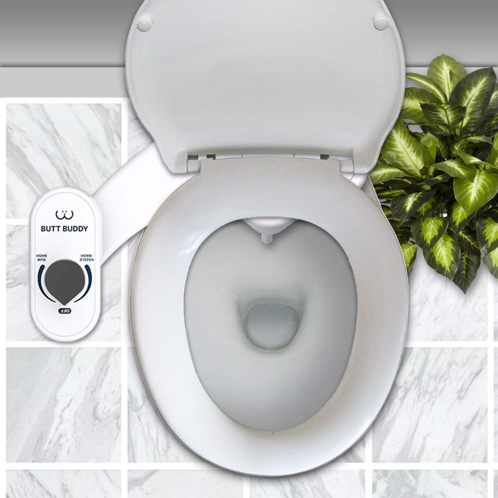 Butt Buddy Bidet Toilet Attachment Fresh Water Sprayer Top Angle Bidet Toilet Image In My Bathroom IMB