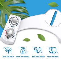 Butt Buddy Spa Bidet Toilet Attachment Warm and Cool Fresh Water Sprayer Save The Earth Save Your Money Save Your Health Save Your Bum Image In My Bathroom IMB