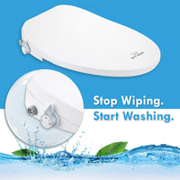 Butt Buddy Suite Smart Bidet Toilet Seat Attachment Fresh Water Sprayer Stop Wiping Start Washing Image In My Bathroom IMB