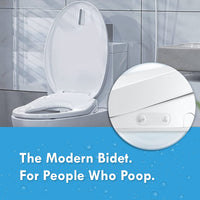 Butt Buddy Suite Smart Bidet Toilet Seat Attachment Fresh Water Sprayer The Modern Bidet For People Who Poop Image In My Bathroom IMB