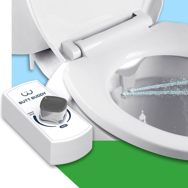 BUTT BUDDY Duo - Rear & Front Water Sprayer Bidet Toilet Attachment