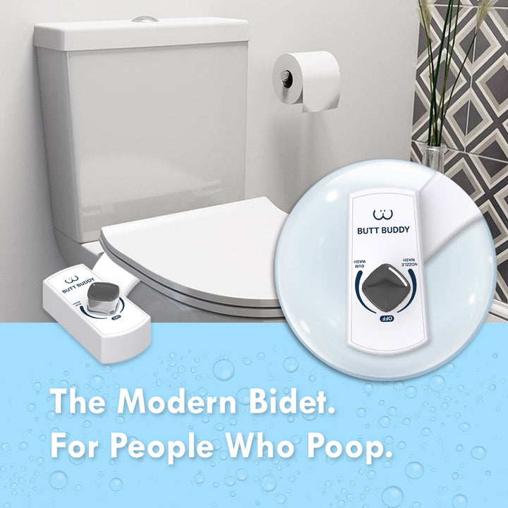 BUTT BUDDY - Bidet Toilet Attachment & Fresh Water Sprayer