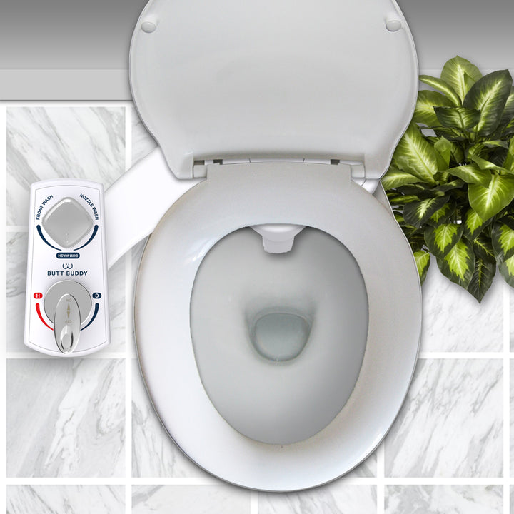 BUTT BUDDY Spa - Cool & Warm Water Sprayer Bidet Toilet Attachment