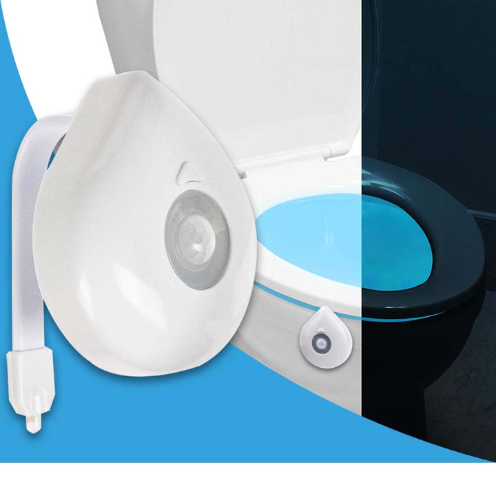Lowest Price: Motion Sensor Toilet Bowl Night Light