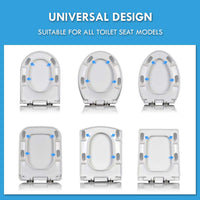 Butt Buddy Bidet Toilet Attachment Bumpy Bumpers Toilet Seat Spacers 4 Pack Universal Fit Attaches To Any Toilet Seat Image In My Bathroom IMB