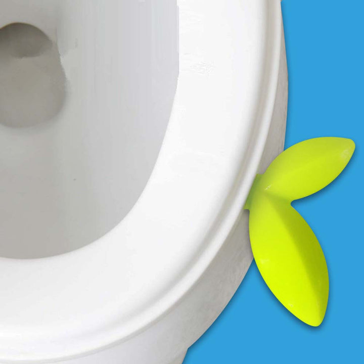 Butt Buddy Bidet Toilet Attachment Handy Handle Toilet Seat Lifter 3 Pack Flat Attached To Toilet Top View Image In My Bathroom IMB