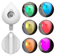 Butt Buddy Bidet Toilet Attachment Nighty Lighty Toilet Bowl Light Front and Back Different Light Color Options Image In My Bathroom IMB